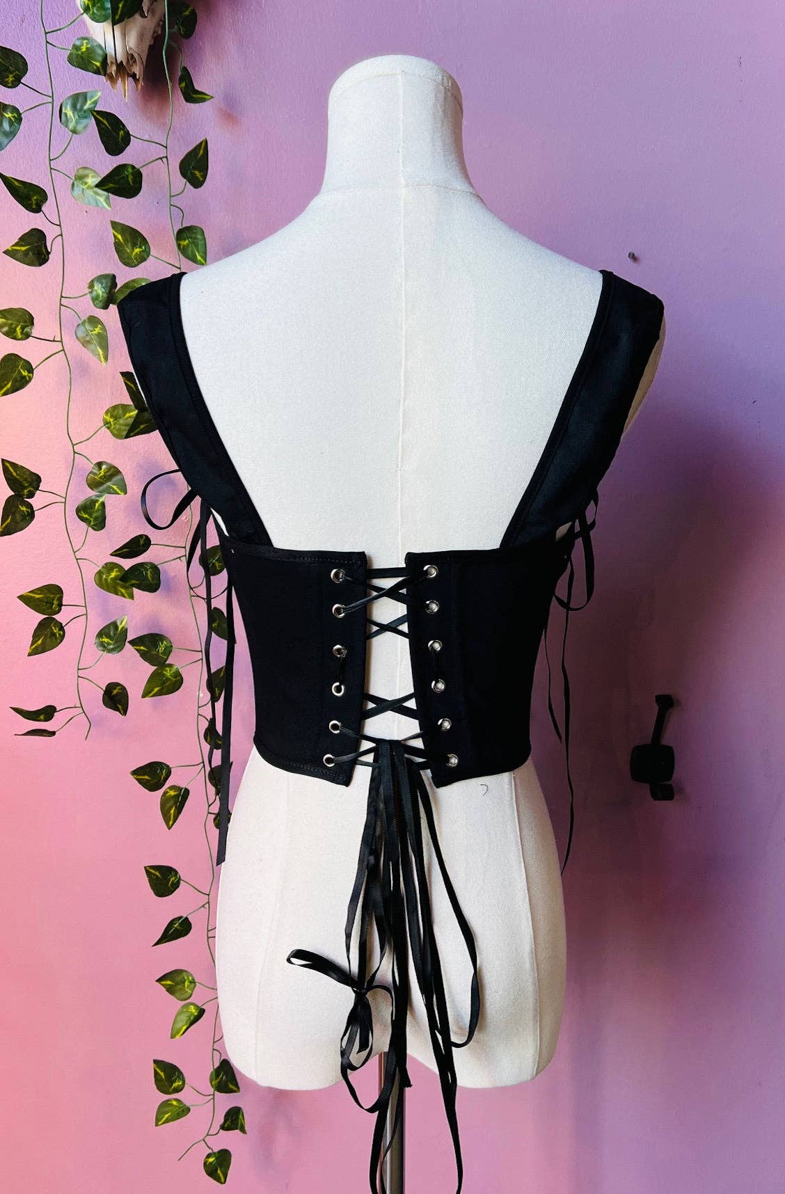 The Lydia Corset (Canvas Waist Cinching Corset)