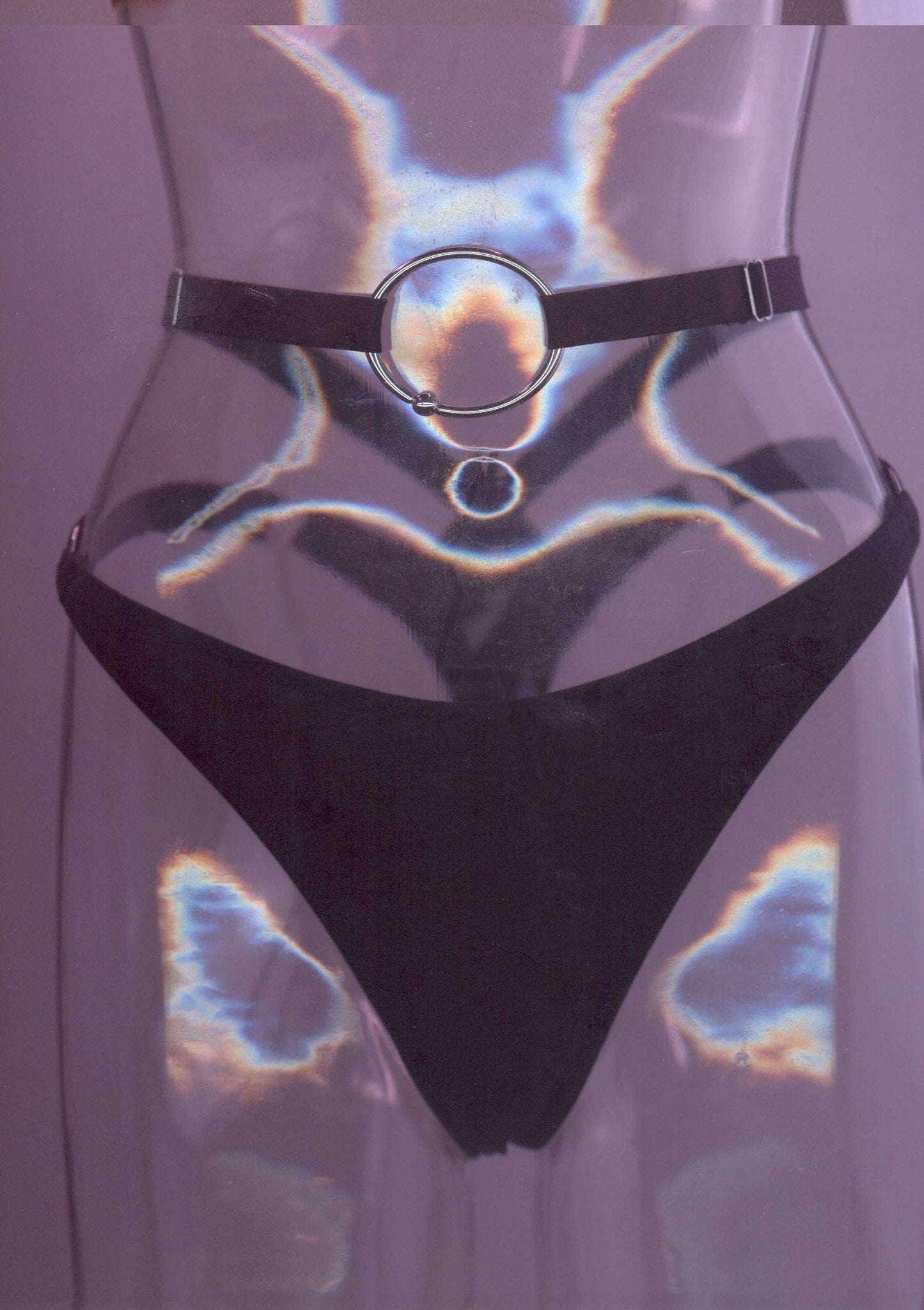 Future Starts Slow Strap Thong In Black: M