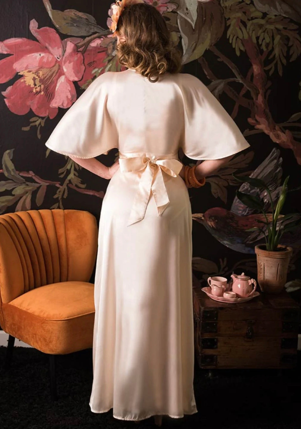 Silk 1930s Lounging Robe