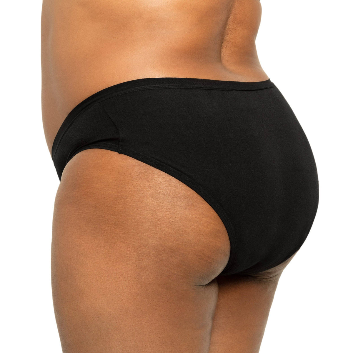 The Bikini Period. in Organic Cotton. For Heavy Flows - Single Polybag Unit: Black / L