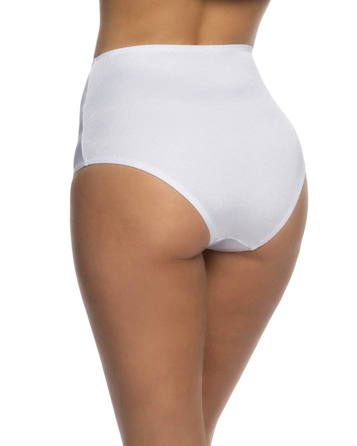 6627 - 1pc High Waist Booty Shorts: Black / S