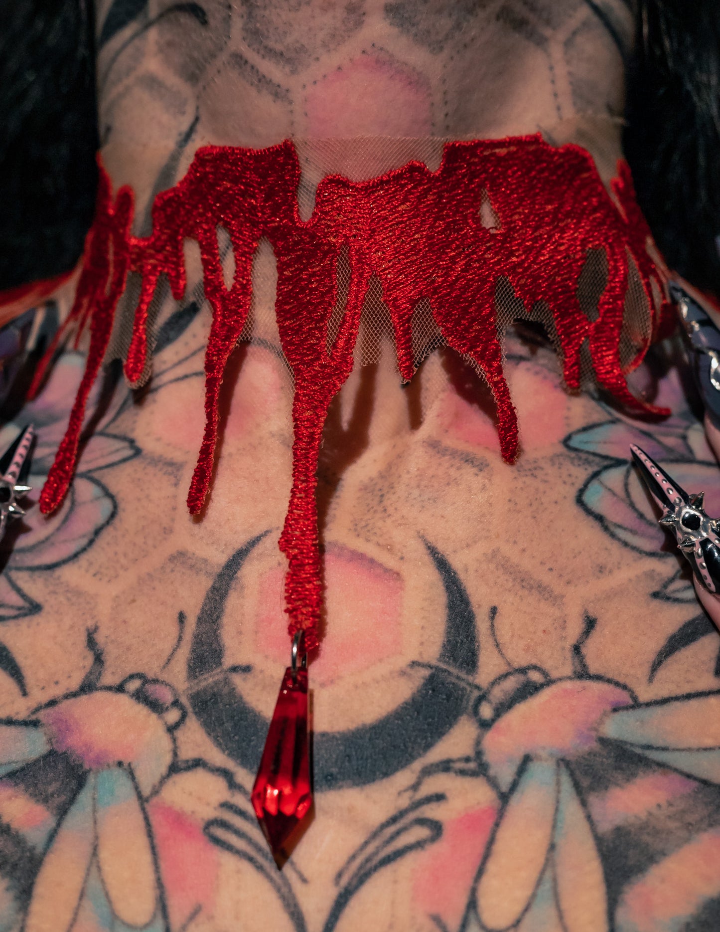Blood Lace Choker