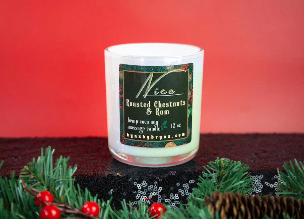 Naughty Or Nice Massage Candles