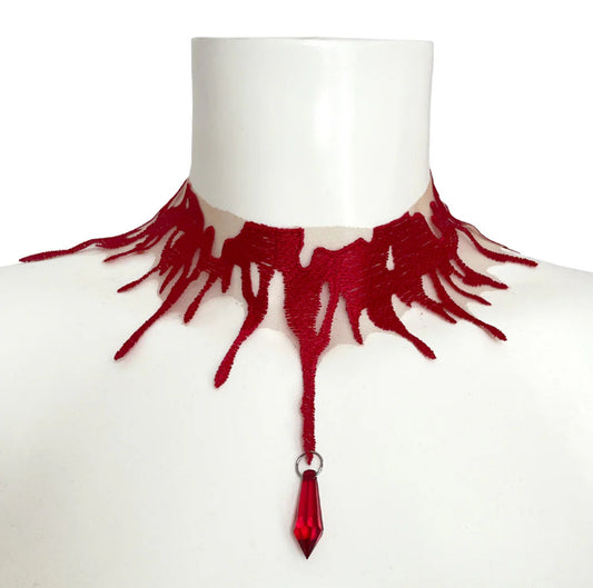 Blood Lace Choker
