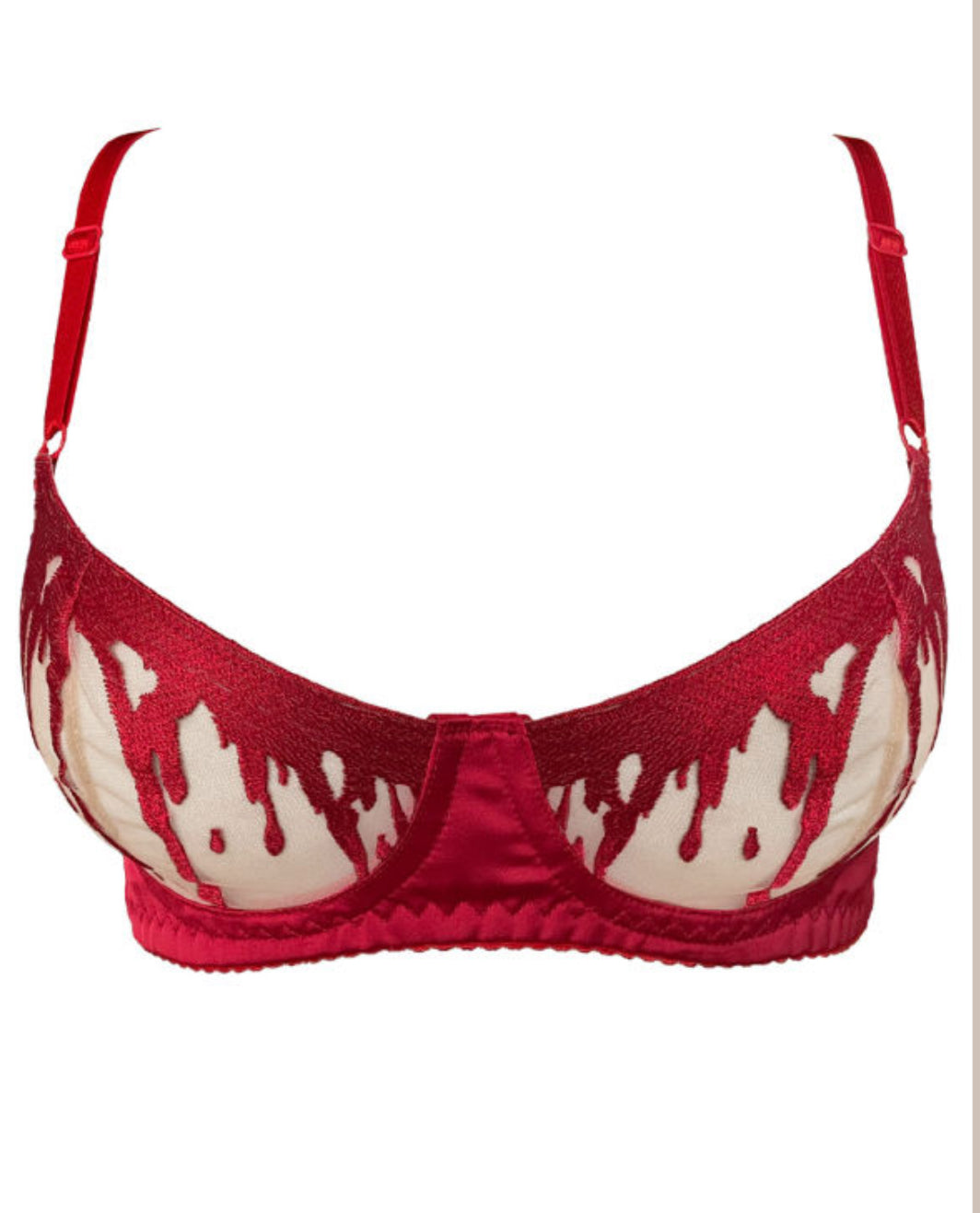 Crimson Bra