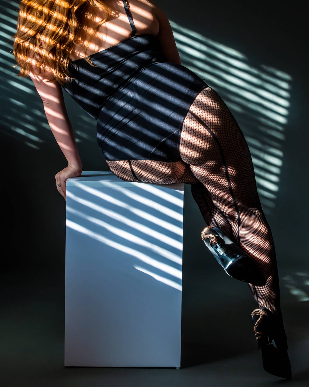 Fishnet Tights Back Seam