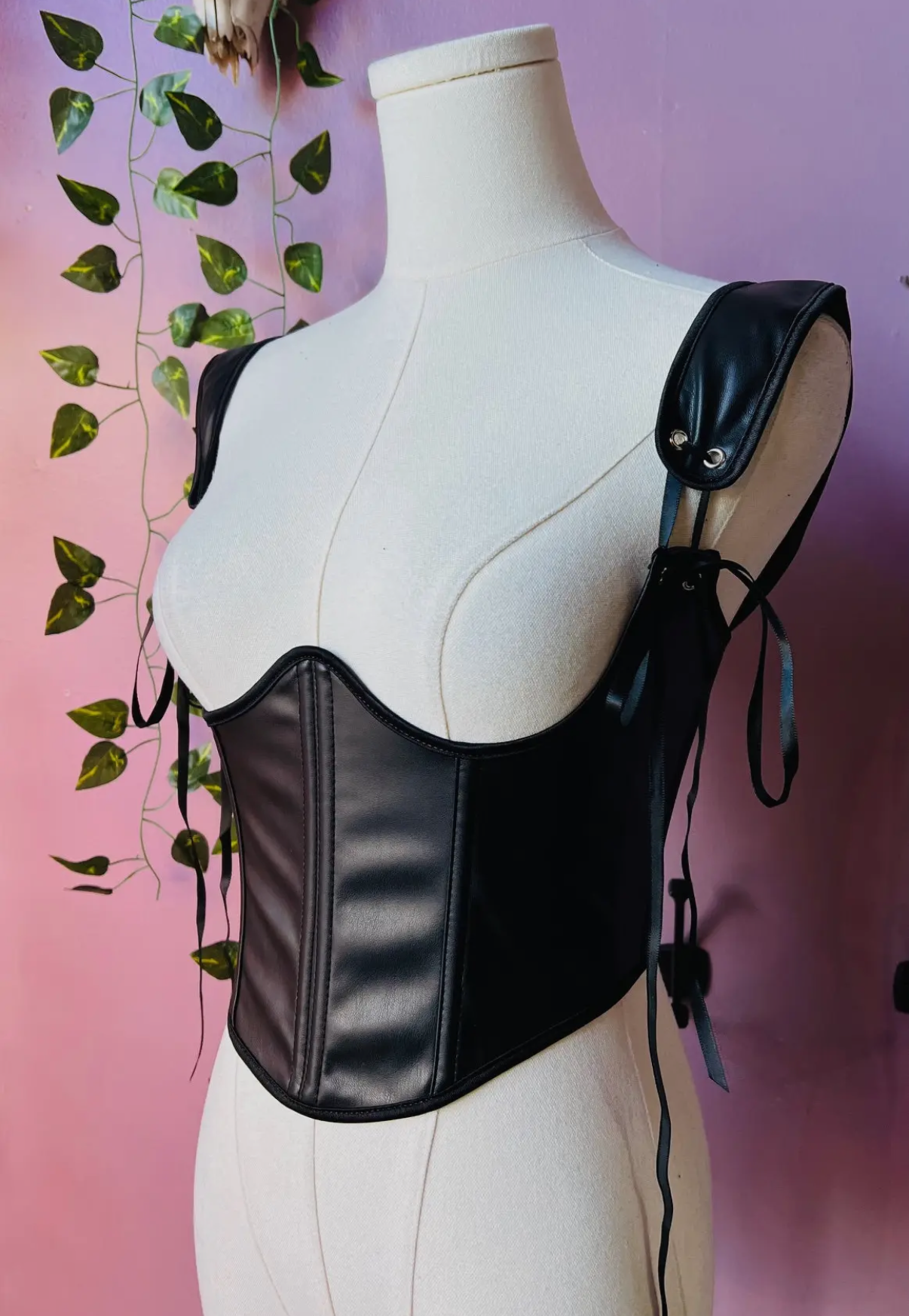 The Lydia Corset (Vegan Leather)