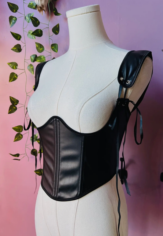 The Lydia Corset (Vegan Leather)