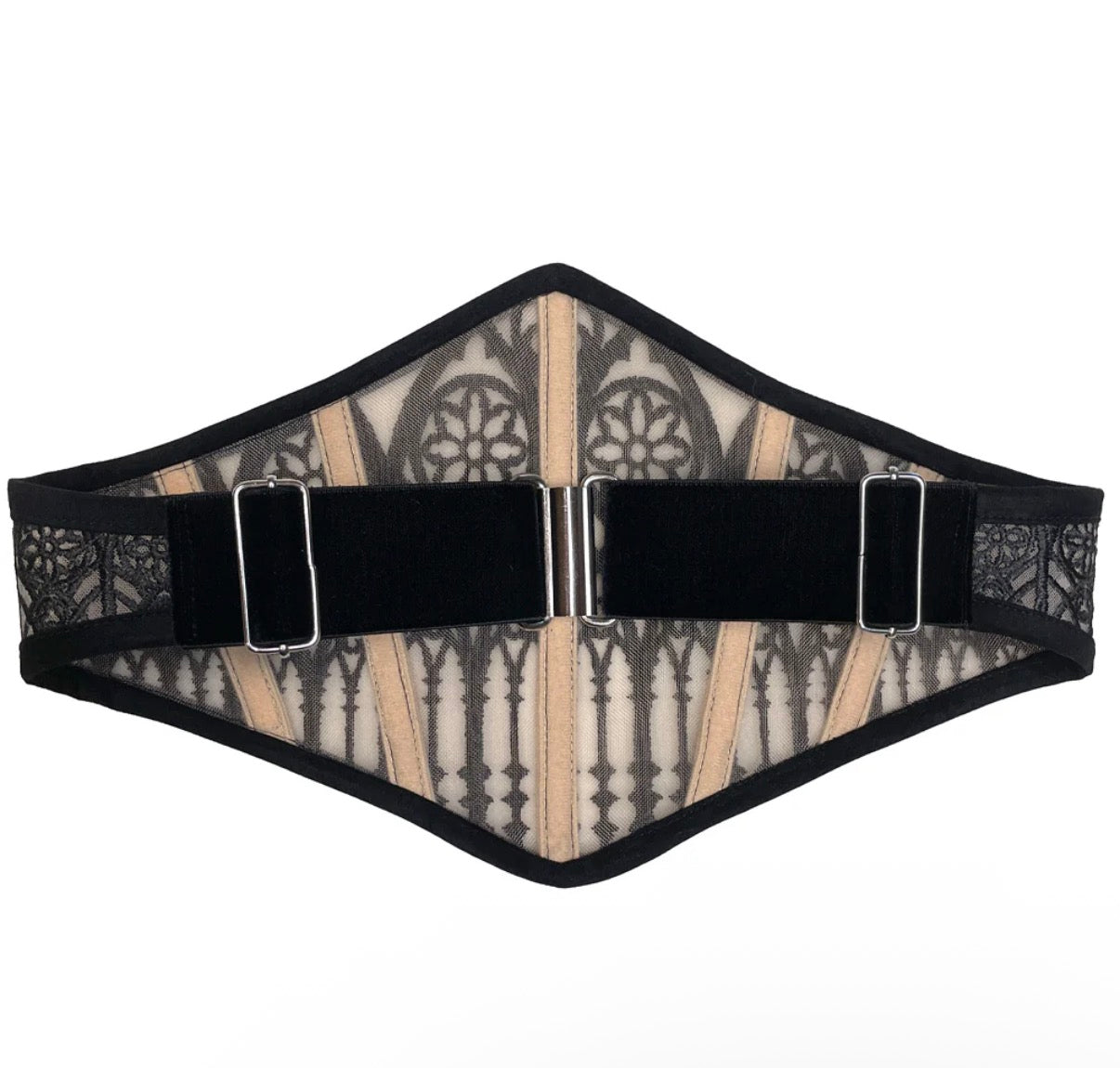 Cathedral Mesh Corset Belt