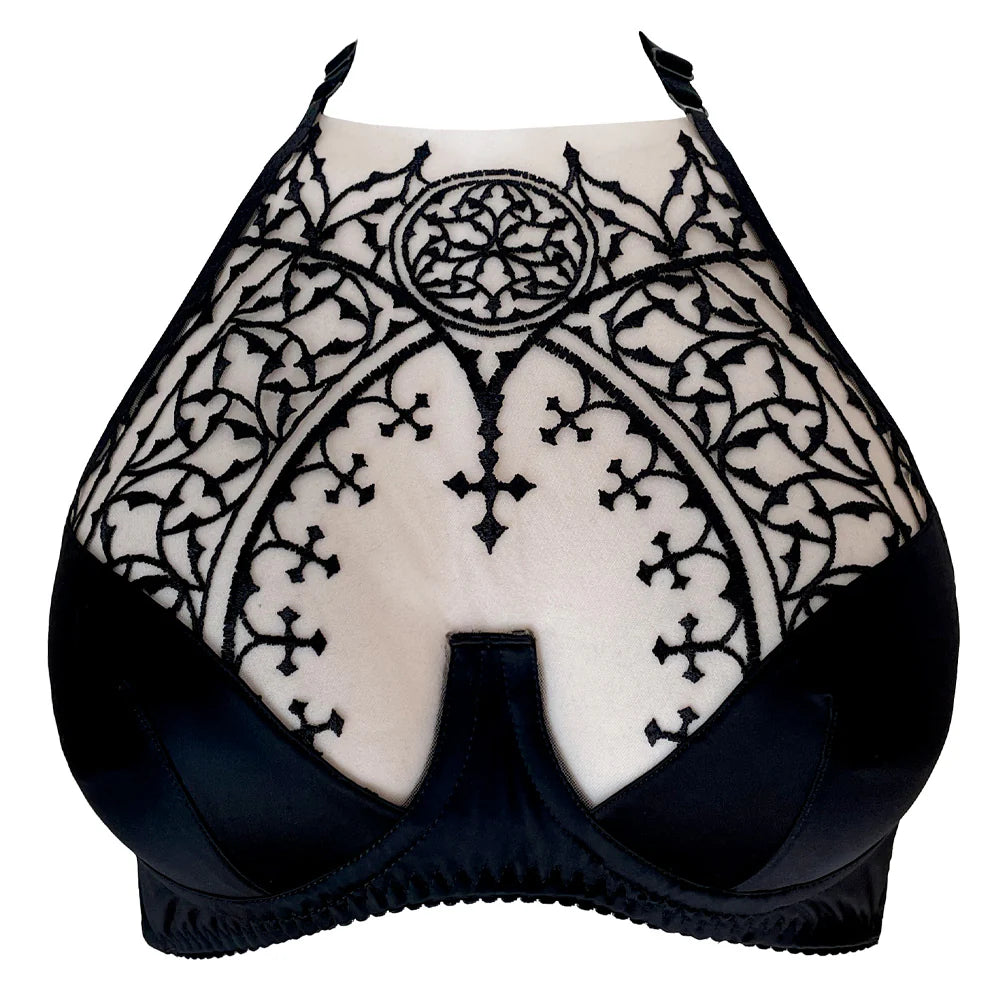 Unholy Half Cup Halter Bra