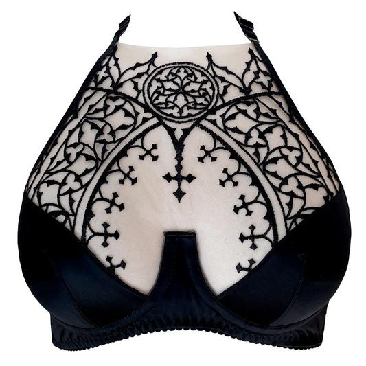 Unholy Half Cup Halter Bra