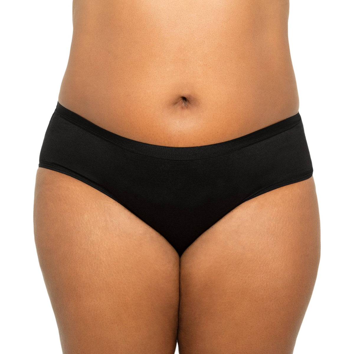 The Bikini Period. in Organic Cotton. For Heavy Flows - Single Polybag Unit: Black / M