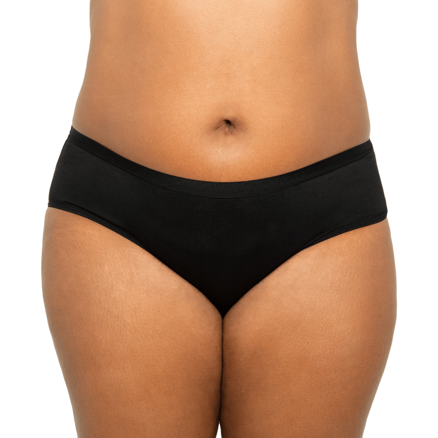The Bikini Period. in Organic Cotton. For Heavy Flows - Single Polybag Unit: Black / M
